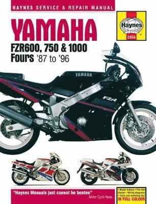 Yamaha FZR600, 750 & 1000 Fours (87 - 96) Haynes Repair Manual 1