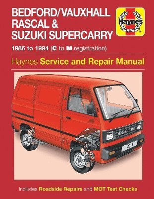 bokomslag Bedford/Vauxhall Rascal & Suzuki Supercarry (86 - Oct 94) Haynes Repair Manual