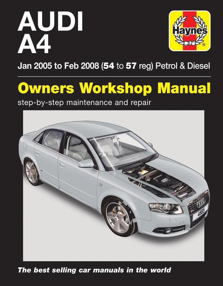 Audi A4 Petrol & Diesel (Jan 05 to Feb 08) Haynes Repair Manual 1