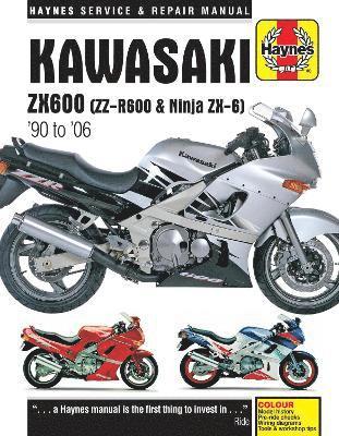 Haynes Publishing - Kawasaki ZX600 (ZZ-R600 & Ninja ZX6) (90 - 06), Häftad
