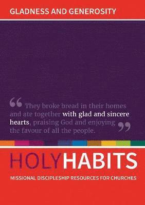 Holy Habits: Gladness and Generosity 1