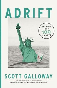 bokomslag Adrift: 100 Charts that Reveal Why America is on the Brink of Change