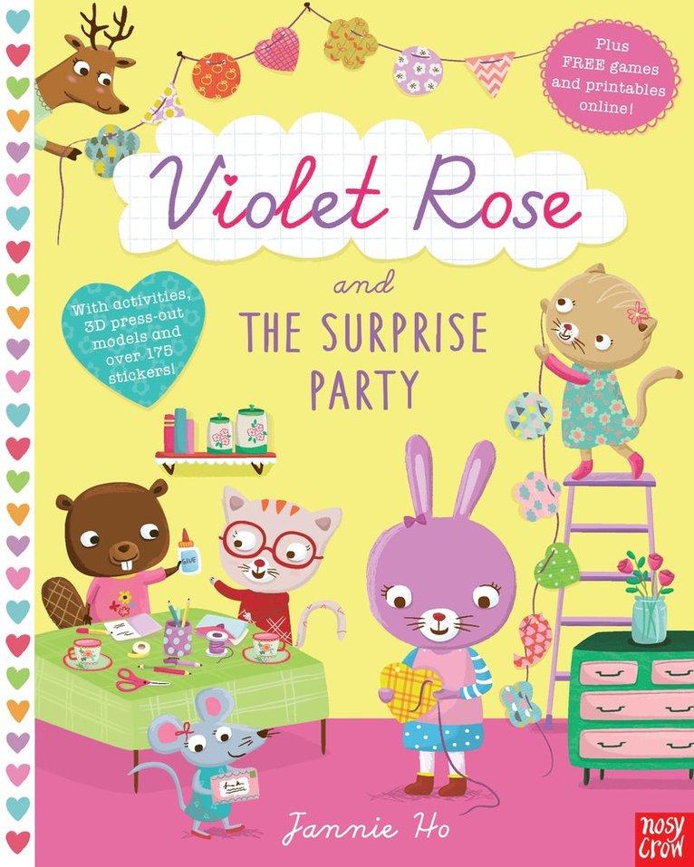 Nosy Crow Ltd - Violet Rose and the Surprise Party Sticker Activity Book, Häftad
