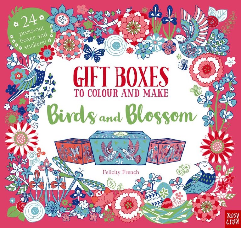 Gift Boxes to Colour and Make: Birds and Blossom
