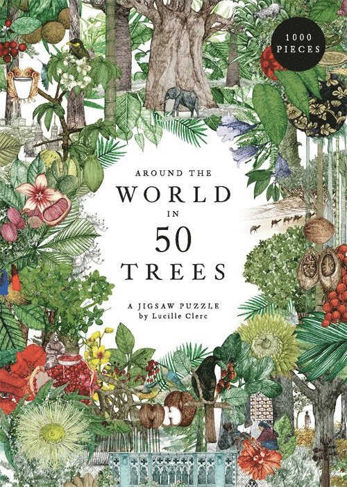 Pussel 1000 bitar Around the World in 50 Trees 1
