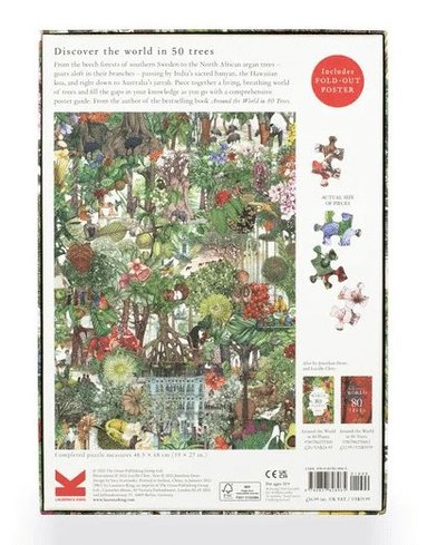 Pussel 1000 bitar Around the World in 50 Trees 2