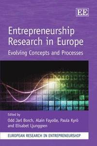 bokomslag Entrepreneurship Research in Europe