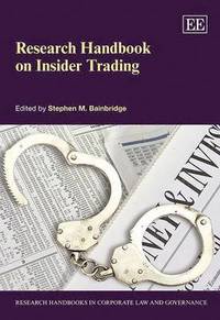 bokomslag Research Handbook on Insider Trading