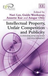 bokomslag Intellectual Property, Unfair Competition and Publicity