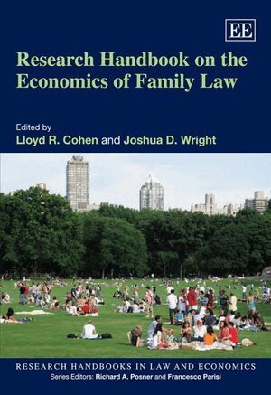 Lloyd R. Cohen, Joshua D. Wright - Research Handbook on the Economics of Family Law, Häftad
