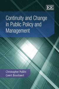 bokomslag Continuity and Change in Public Policy and Management