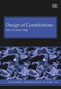 bokomslag Design of Constitutions