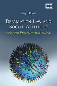 bokomslag Defamation Law and Social Attitudes