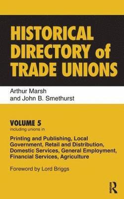 Historical Directory of Trade Unions 1