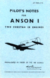 Pilot's Notes For Anson I 1