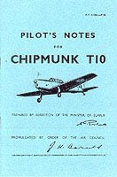 Pilot's Notes for Chipmunk T10: De Havilland Chipmunk T10 1