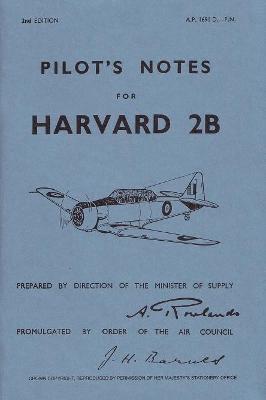 Harvard 2B Pilot's Notes