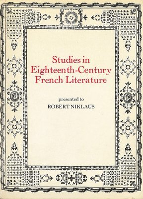 Studies in Eighteenth Century French Literature 1