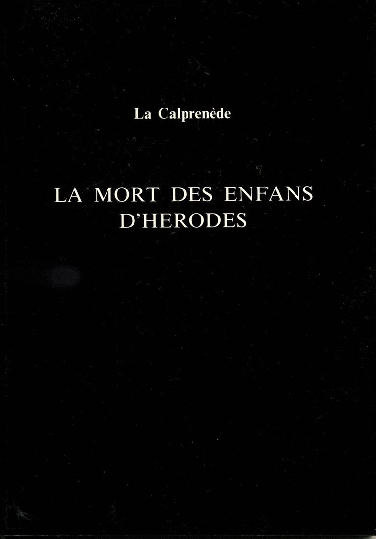 Mort des Enfans d'Herodes 1