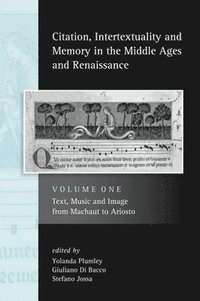 bokomslag Citation, Intertextuality and Memory in the Middle Ages and Renaissance volume 1