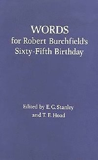 bokomslag Words For Robert Burchfield's 65th Birthday