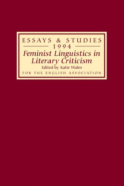 Feminist Linguistics in Literary Criticism 1