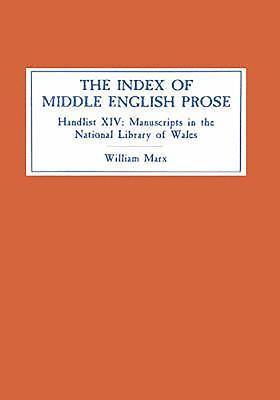 bokomslag The Index of Middle English Prose