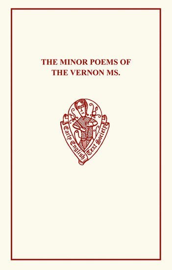C. Horstmann - Minor Poems of Vernon MS I, Häftad