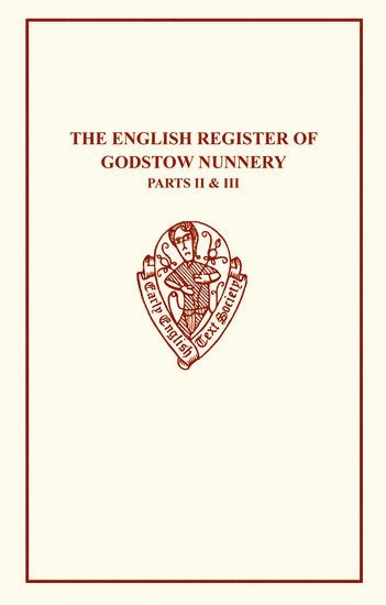 A. Clark - English Register Godstow II, Häftad