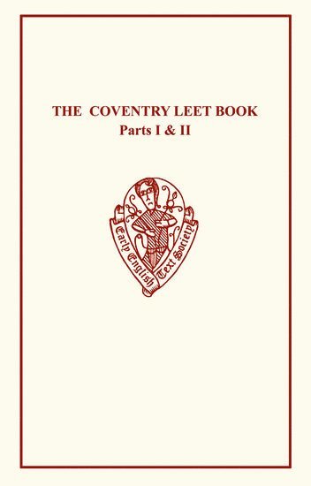 bokomslag Coventry Leet Book