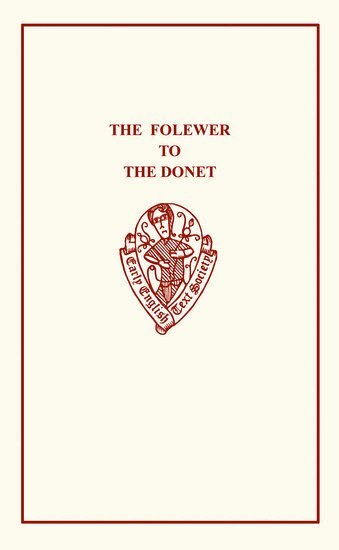E.V. Hitchcock - The Folewer to The Donet, Häftad