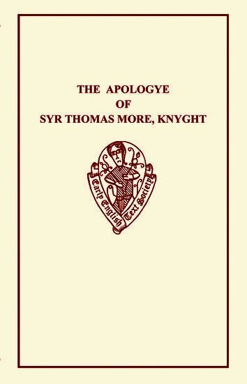 Apologye of Syr Thomas More