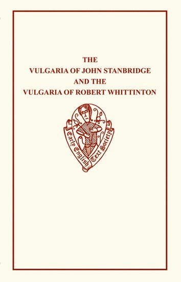 The Vulgaria of John Stanbridge 1