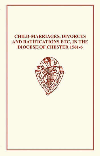 F.J. Furnivall - Child-Marriages Chester 1561â6, Häftad