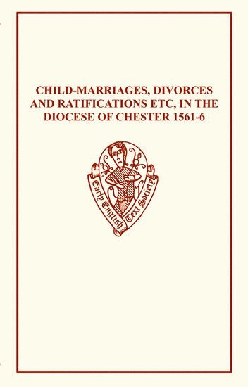 bokomslag Child-Marriages Chester 15616