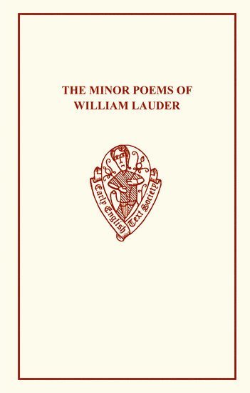 The Minor Poems of William Lauder 1