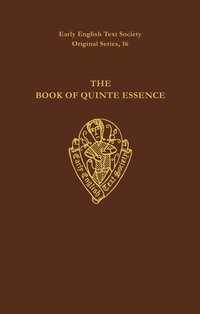 bokomslag Book of Quinte Essence Sloane MS 73