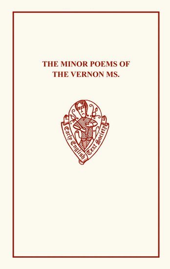 C. Horstmann - Minor Poems of Vernon MS, Inbunden