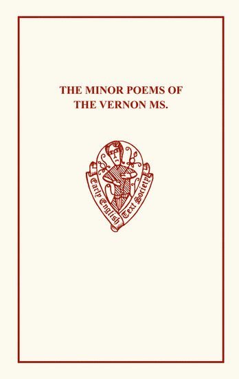 bokomslag Minor Poems of Vernon MS