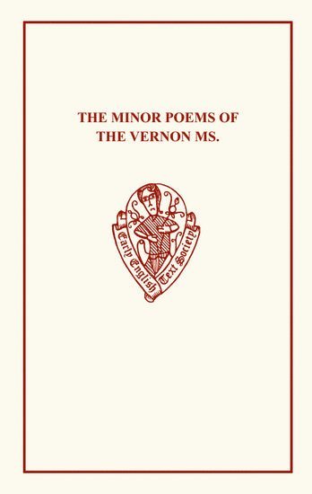 bokomslag The Minor Poems of the Vernon MS