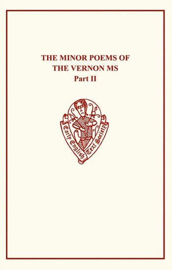 Minor Poems of the Vernon MS Vol II 1