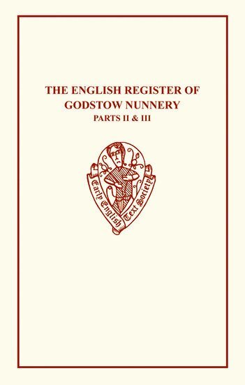 A. Clark - English Register Godstow II, Inbunden