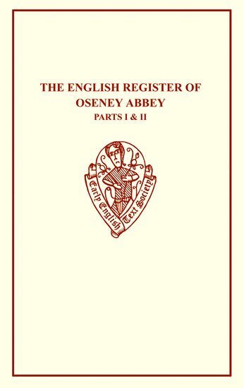 A. Clark - The English Register of Oseney Abbey I & II, Inbunden