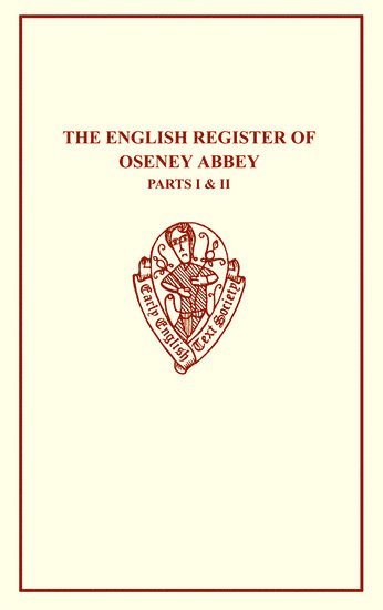 A. Clark - The English Register of Oseney Abbey I & II, Inbunden