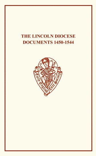 bokomslag Lincoln Diocese Documents 1450-1544