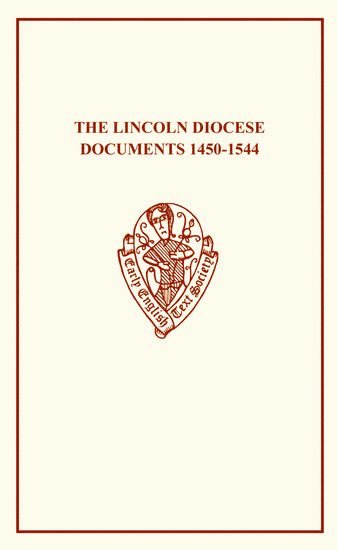 bokomslag The Lincoln Diocese Documents 14501544