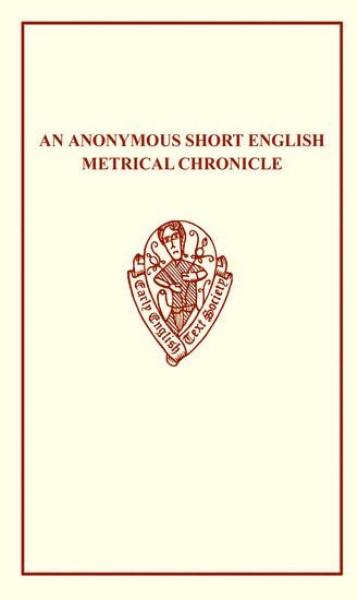 bokomslag An Anonymous Short English Metrical Chronicle