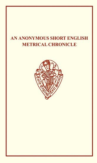 bokomslag An Anonymous Short English Metrical Chronicle