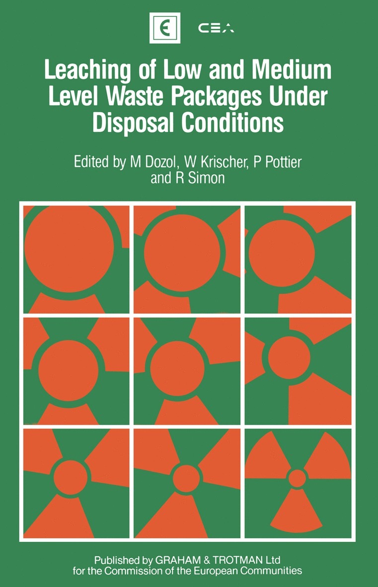 M. Dozol, W. Krischer, P. Pottier, Renée Simon - Leaching of Low and Medium Level Waste Packages Under Disposal Conditions, Häftad