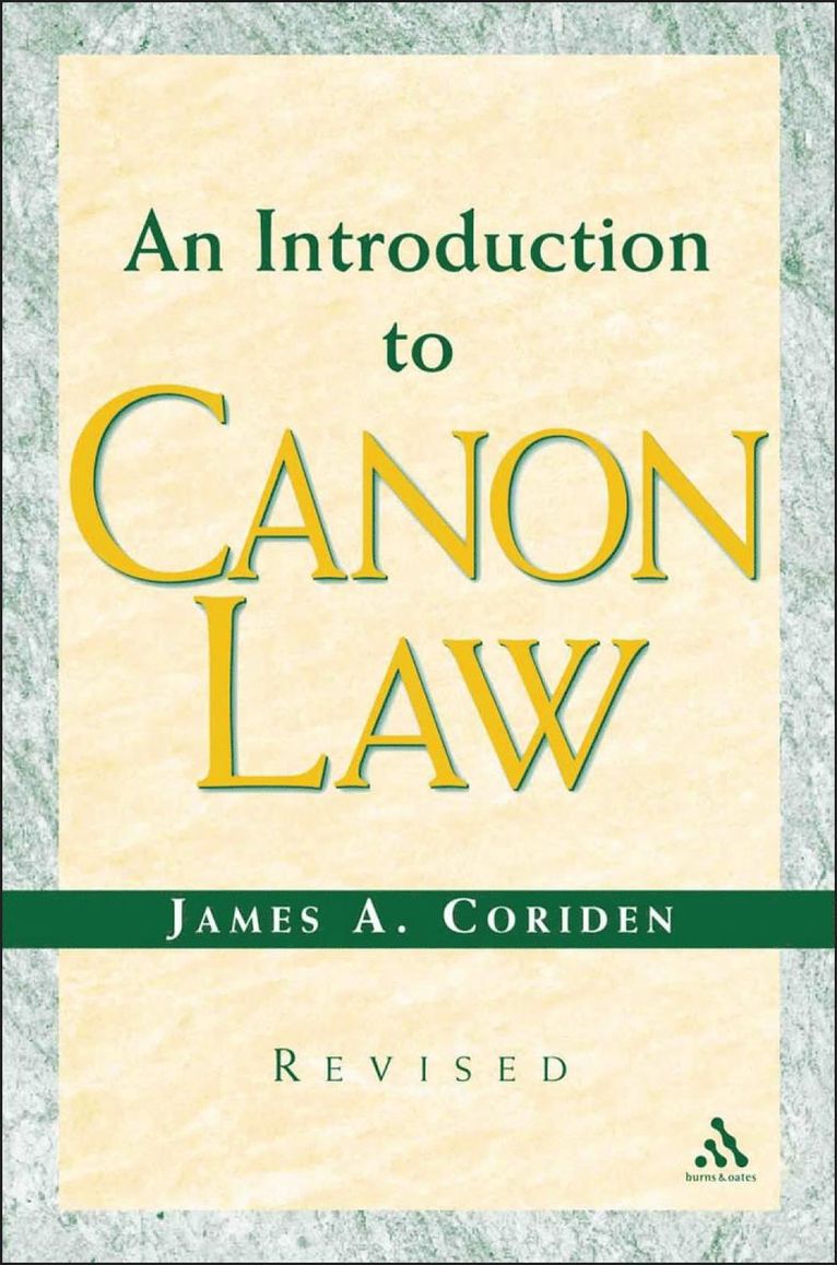 An Introduction to Canon Law Revised Edition 1